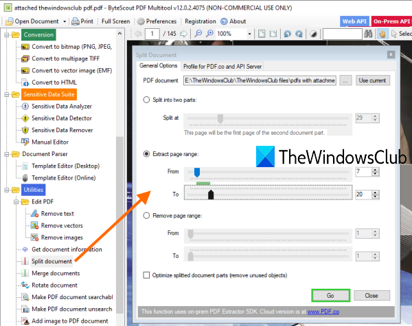 ByteScout PDF Multitool