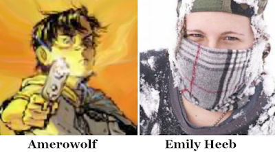Avatars of Amerowolf and Emily Heeb (InfoBarrel and Paw Mane Fin author)