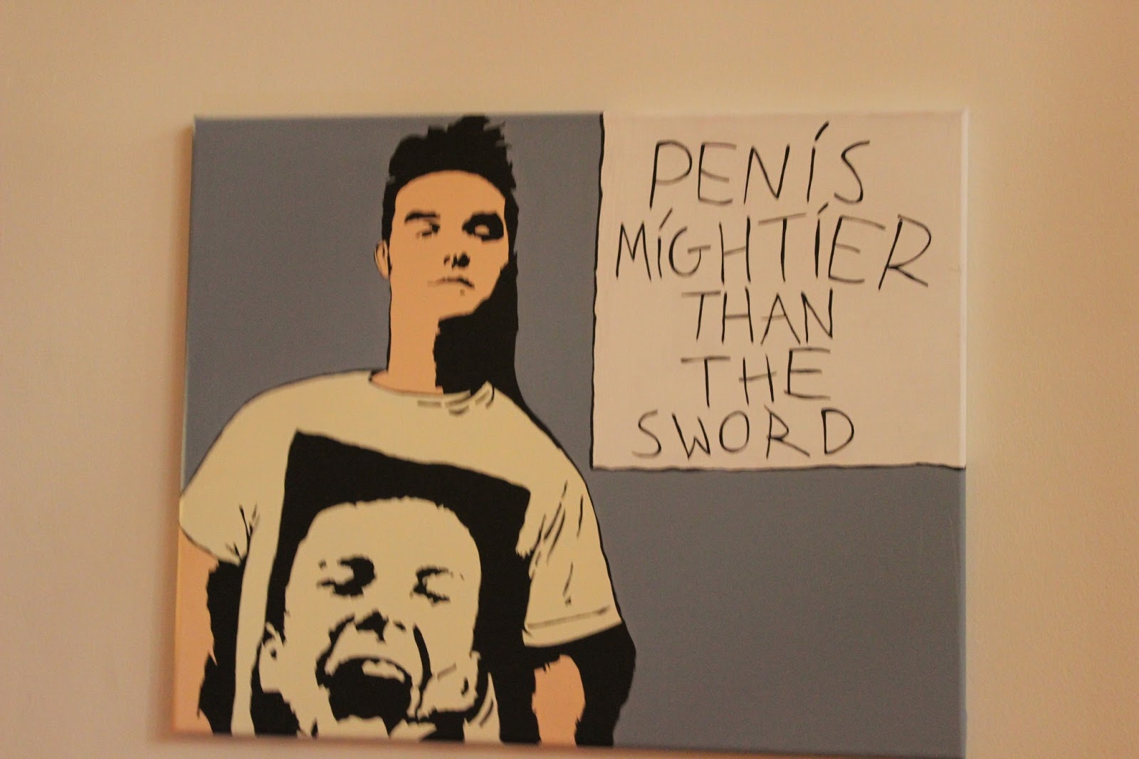 My LIfe Without Morrissey Paint a (not so) Vulgar Picture at Moz Art