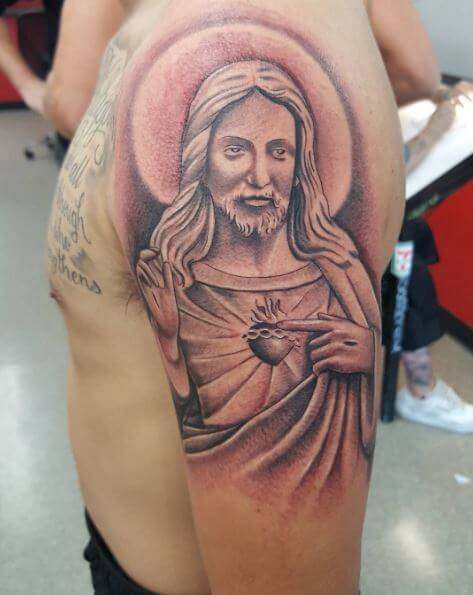 50+ Best Jesus Tattoos Designs & Ideas for Christians (2018 ...