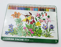 pencils caran colored non ache watercolor fueled clouds coffee
