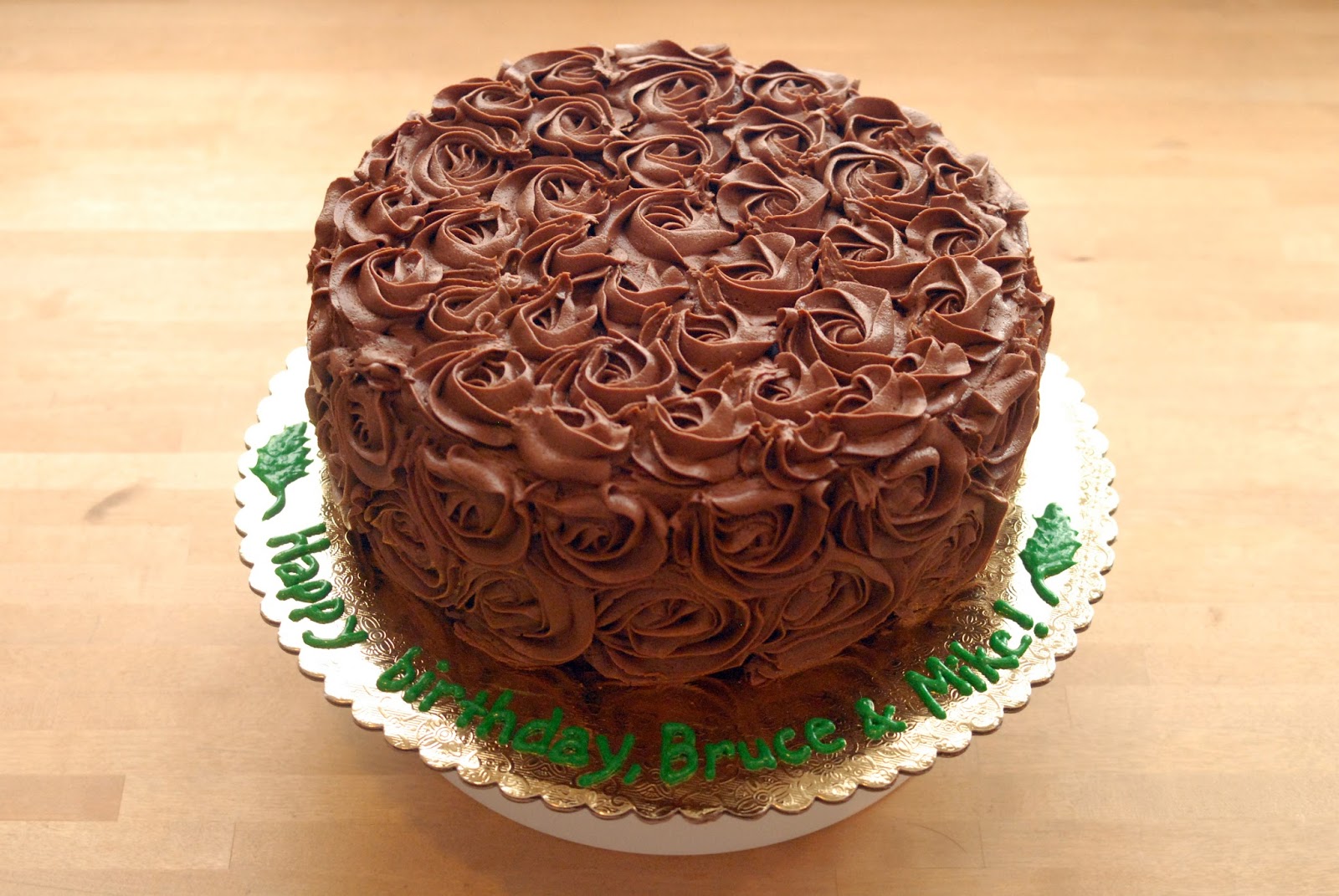chocolate rose cake