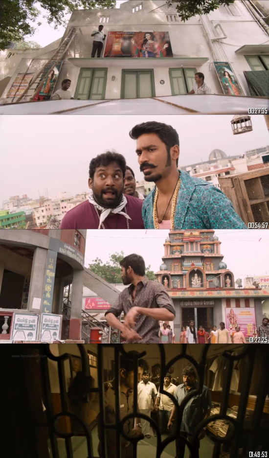 Maari 2015 UNCUT HDRip 720p 480p Dual Audio Hindi Full Movie Download
