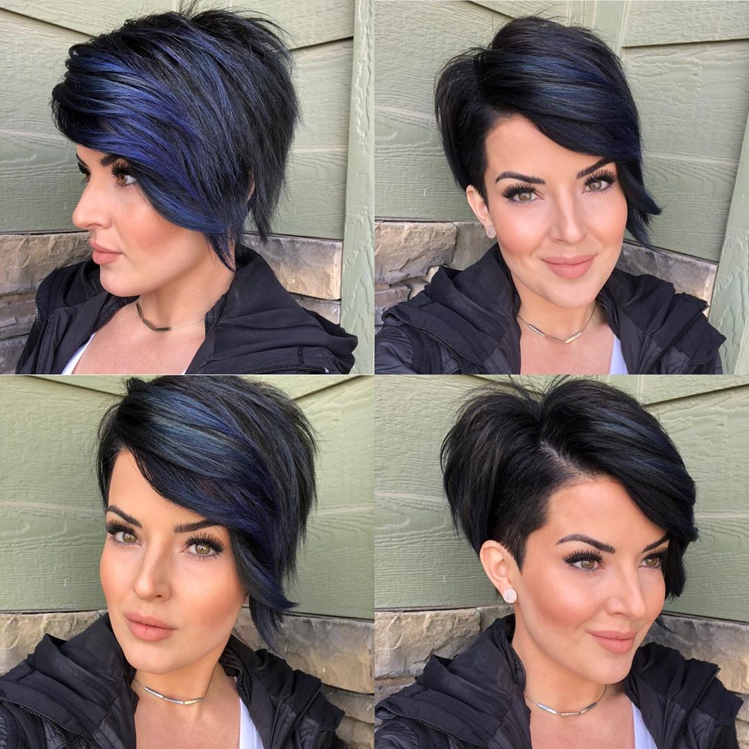 20 Coupes courtes pour visage ovale, les tendances de 2020 Coupes de Cheveux Originales