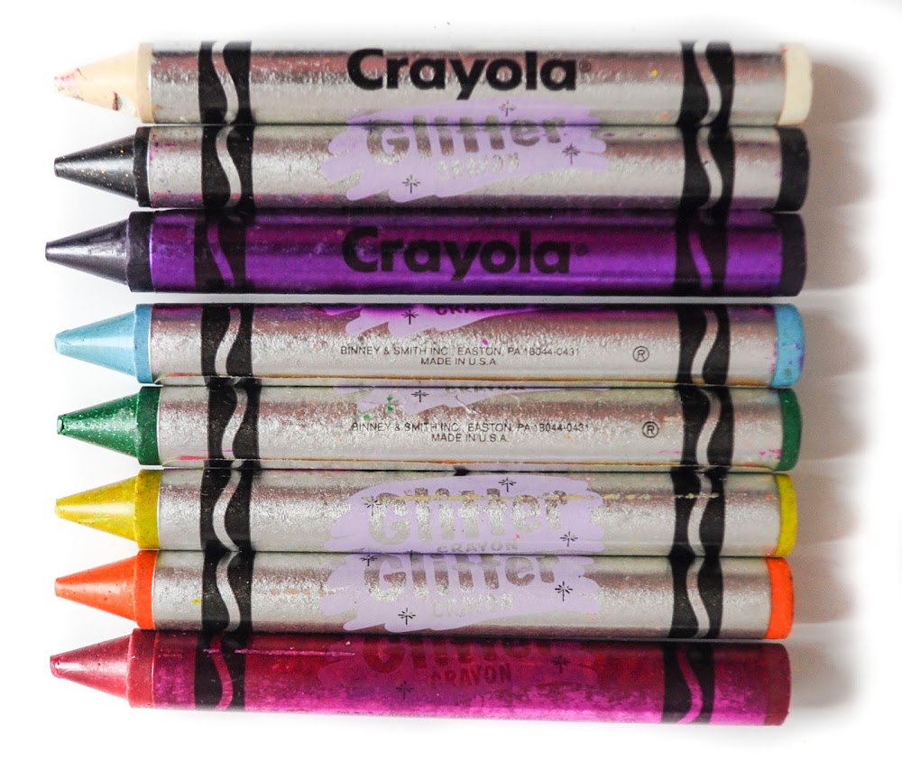 Crayola Glitter Crayons: What's Inside the Box