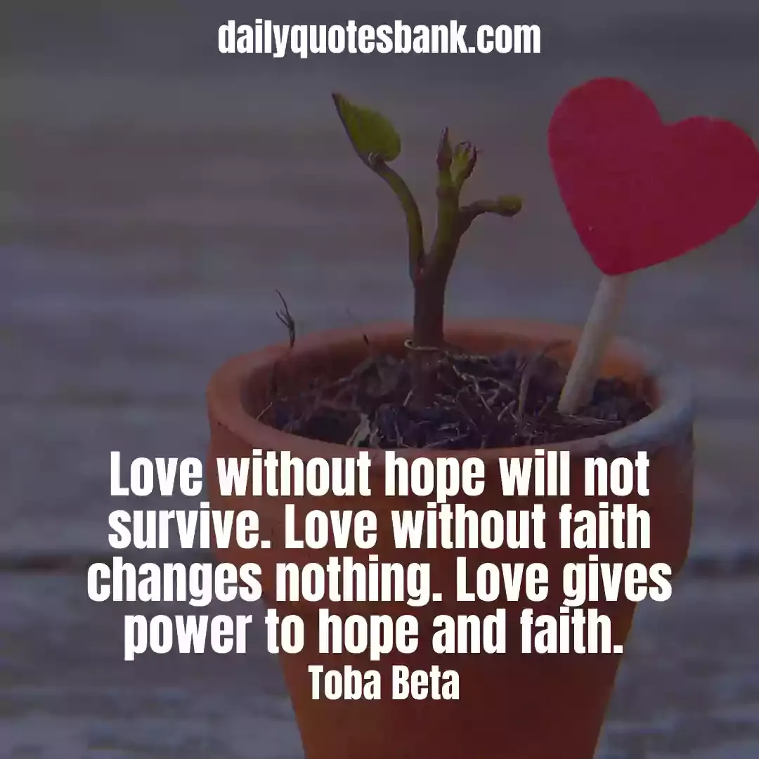 Love Quotes About Hope For The Future