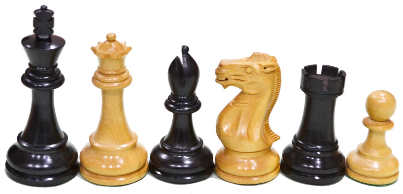 Azacus Exclusive New Edition Wooden Weighted Chess Set King 4" 34