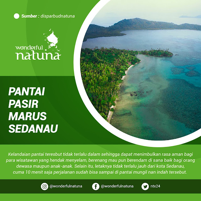 Pantai Pasir Marus Sedanau ~ Wonderful Natuna