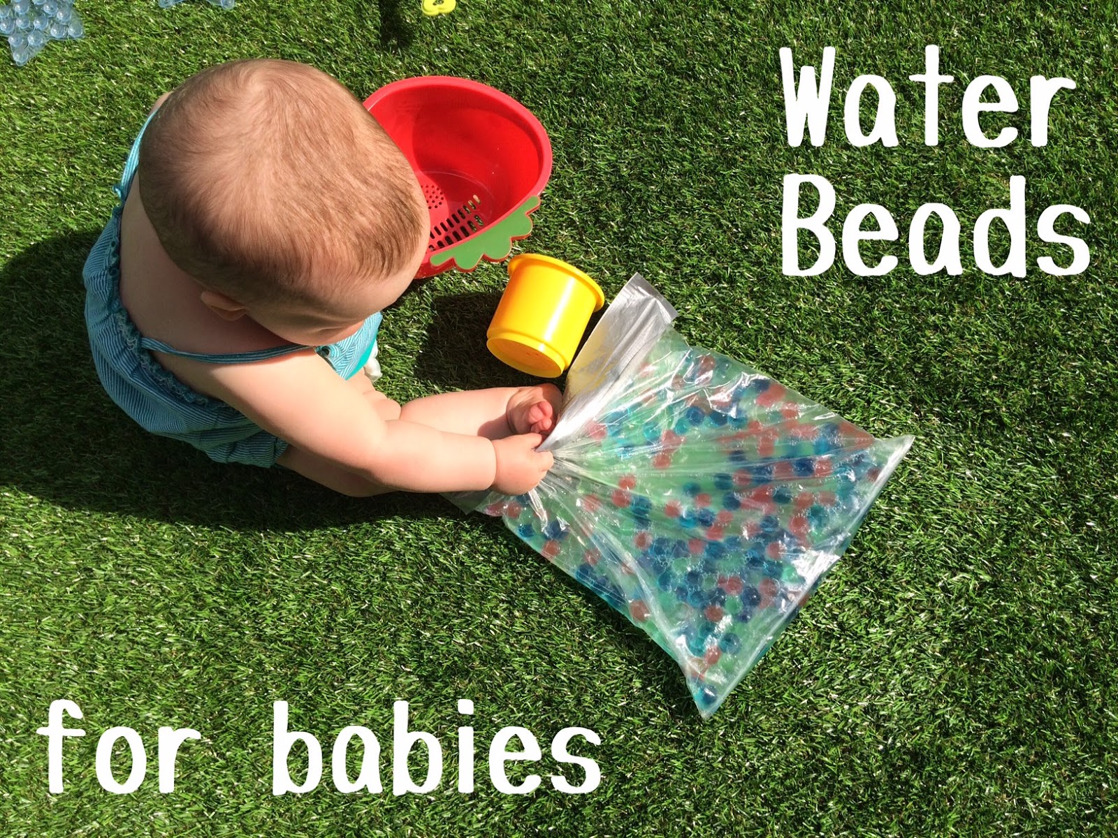 Mum first, doctor second Babysafe water bead fun