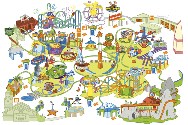 Mall of America bridges and - New Map