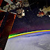 Astronauta de la EEI comparte el video de un "Arcoíris Espacial"