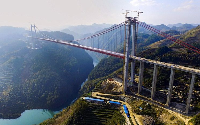 Qingshuihe Bridge remains among the highest bridges in the world from 2016 till today.