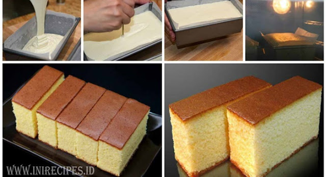 Resep Castella Cake Khas Jepang. Tampil Mewah Dengan Bahan Sederhana