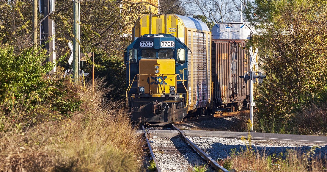 CSX 2708 C&N Branch/Scottsville Branch Nov. 2015