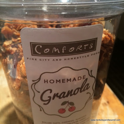 homemade granola at Comforts in San Anselmo, California