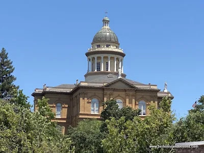 Placer Country Courthouse seen from Old Town Auburn, California