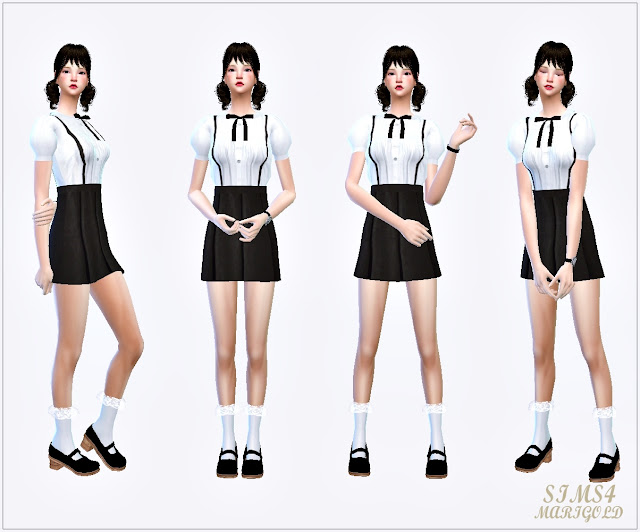 Female Suspender Short Mini Skirt The Sims 4 _ P1 - SIMS4 Clove share ...