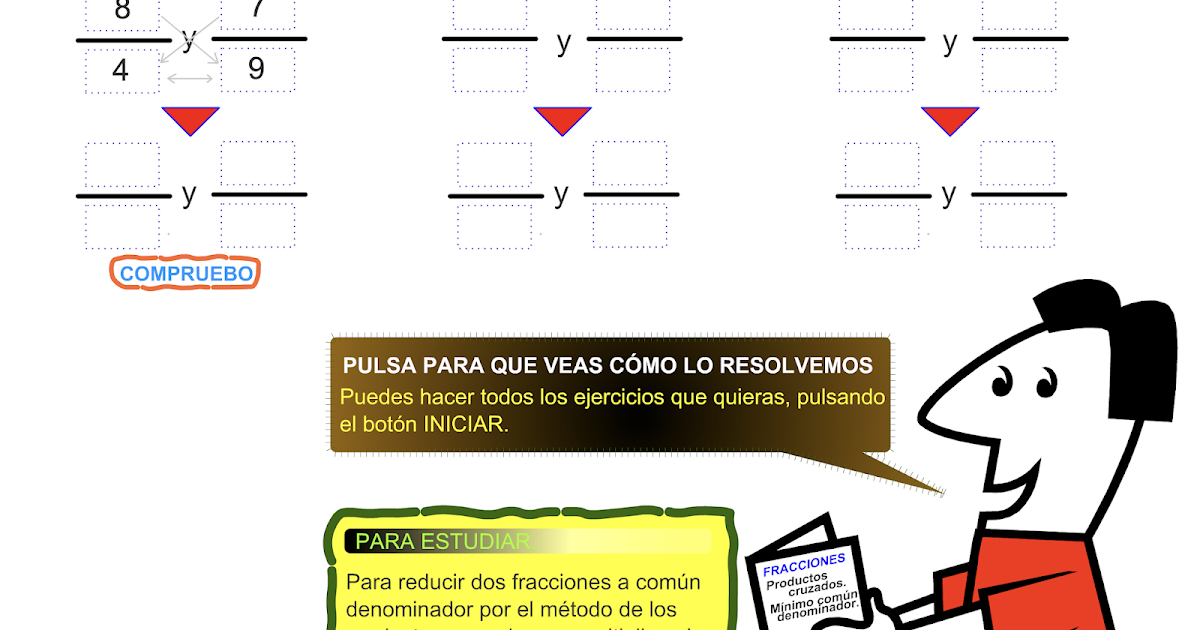 Fracciones a comun denominador