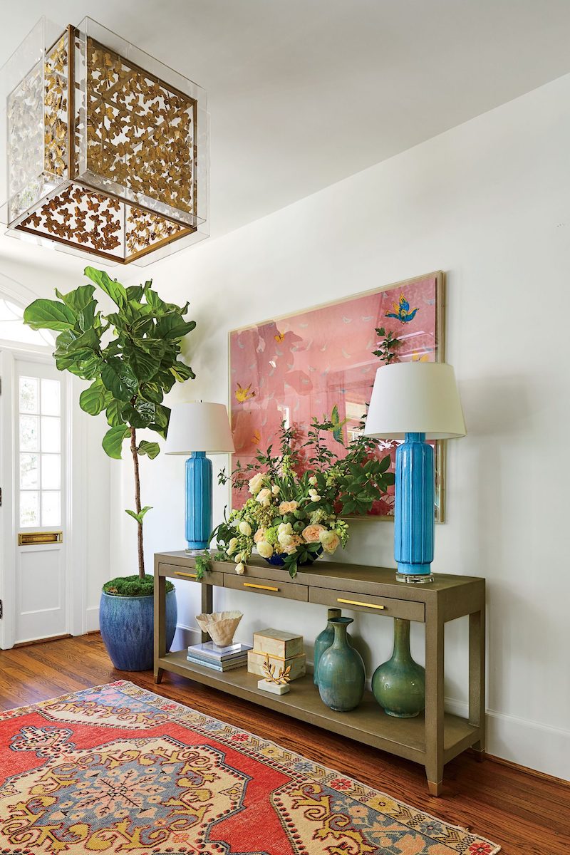 Wendy Correen Smith: Historic Colonial - White with Pink Front Door