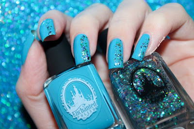 Enchanted Polish Blue Nail Art