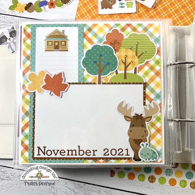 Artsy Albums Scrapbook Album and Page Layout Kits by Traci Penrod: 8x8 Fall  Scrapbook Pages for November