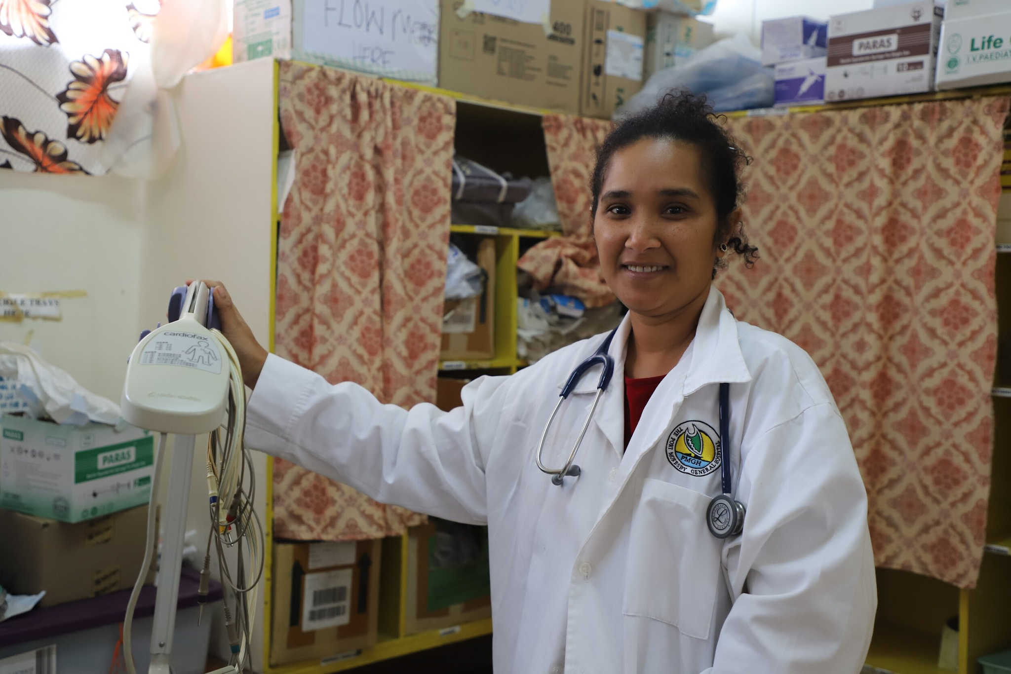 Shalom Nouairi, Resident Doctor - OSF Scholarship recipient at Mendi General Hospital