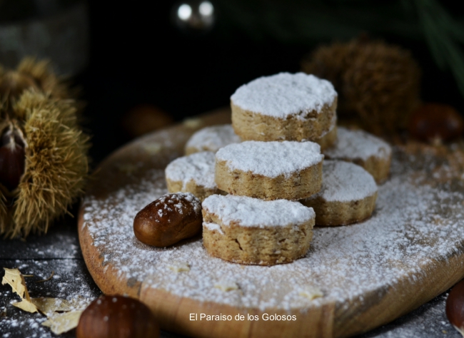 Polvorones De Castañas.
