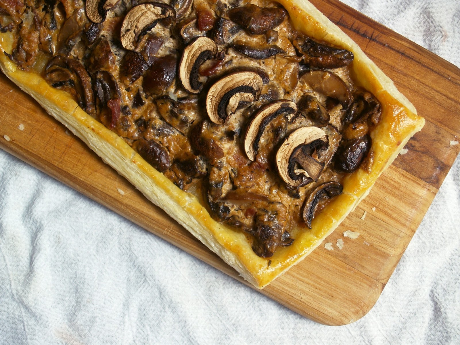 Hungry Hungry Highness Mushroom Tart