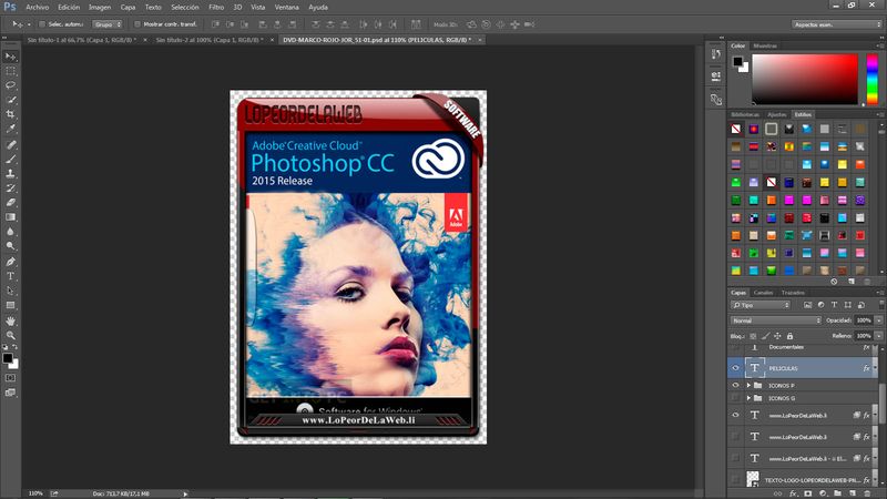 Adobe Photoshop CC 2015 v16 Multilenguaje 32 y 64 Bits Mega