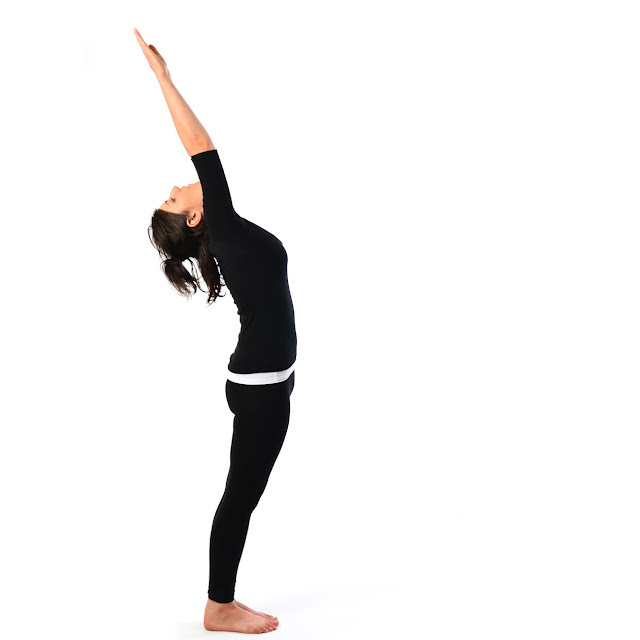 Surya Namaskar-Hastauttanasana (Raised Arms pose) Surya Namaskar-Hastauttanasana (Raised Arms pose)