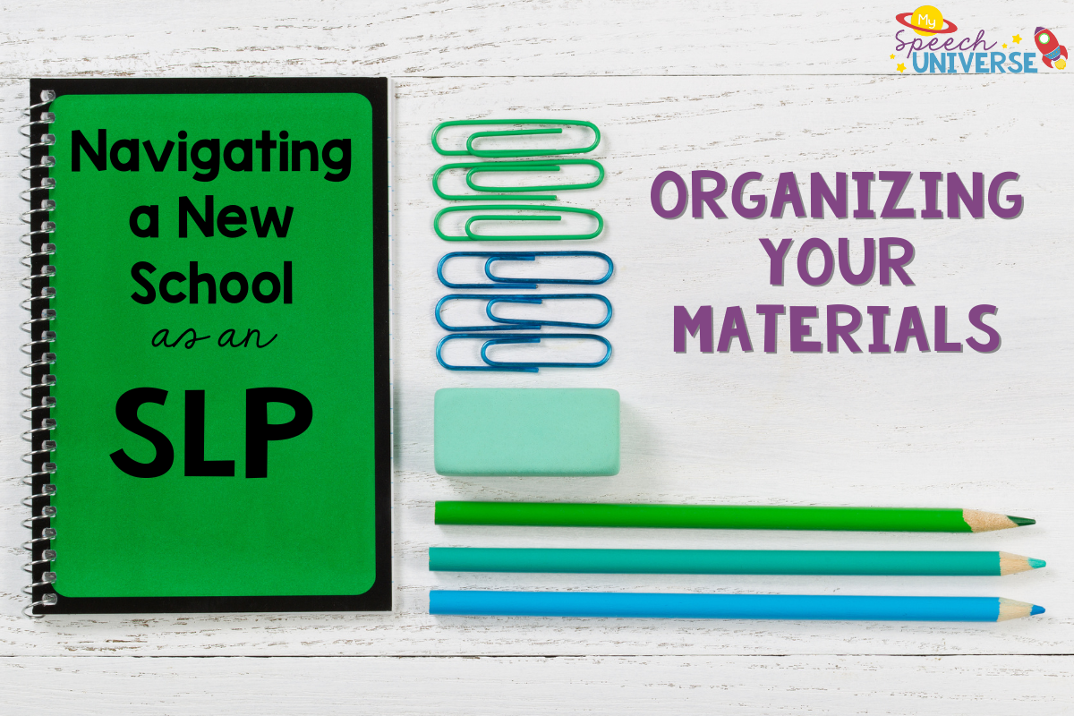 Organizing your SLP materials