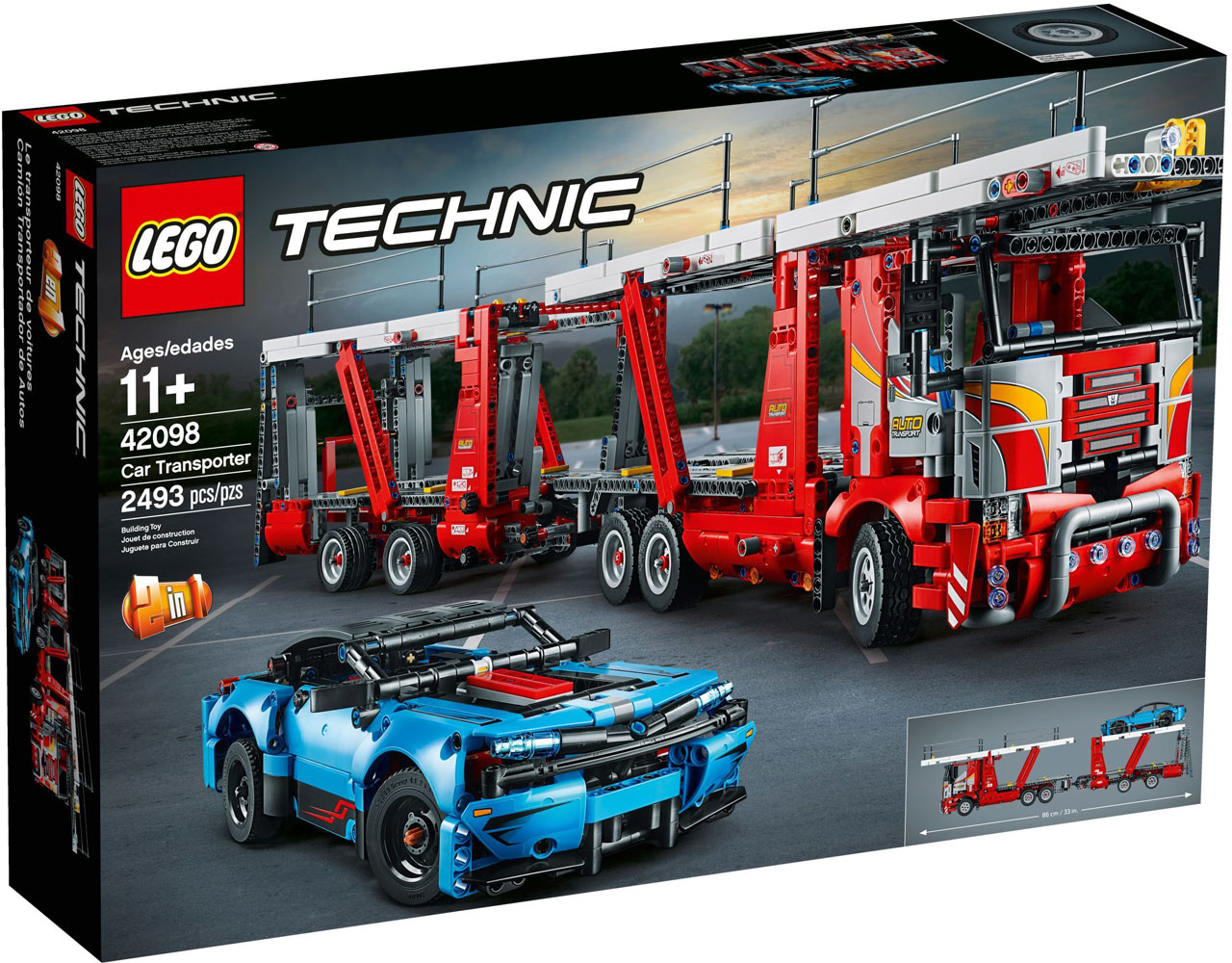 LEGO® Technic review: 42098 Car Transporter (part 2) Elementary: LEGO® parts, sets and techniques