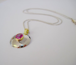 Ruby Domed Pendant