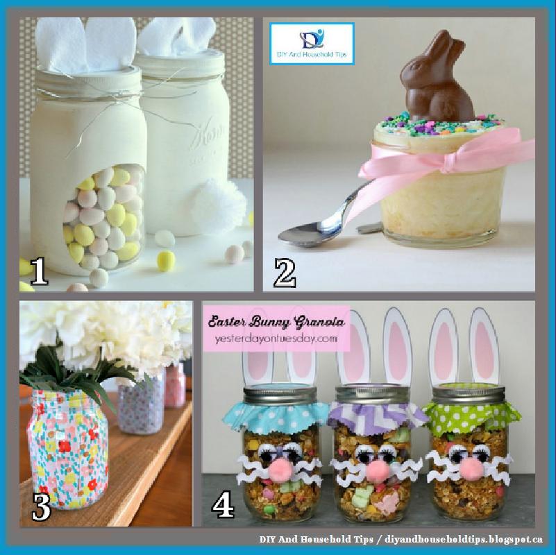 DIY And Household Tips 4 Mason Jar Easter Crafts