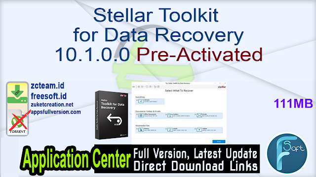 Stellar Toolkit for Data Recovery 10.1.0.0 Pre-Activated _ ZcTeam.id