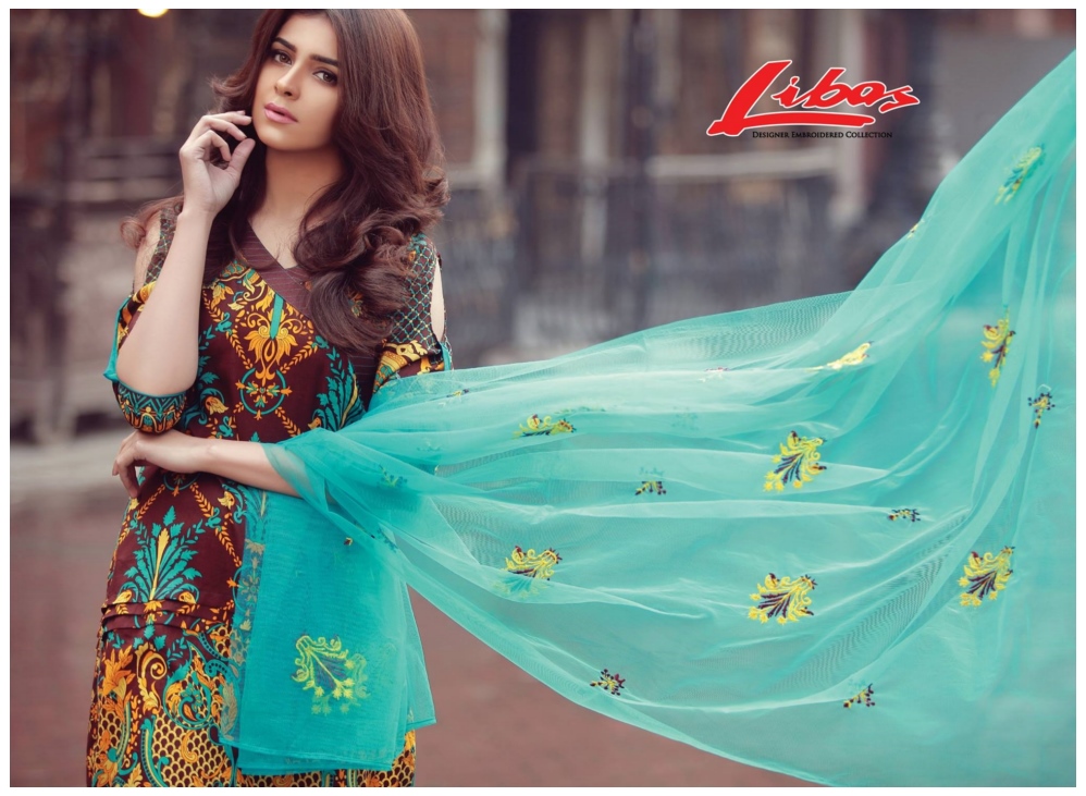 Libas Designer Embroidered Dress Collection 2017 by Shariq Textiles