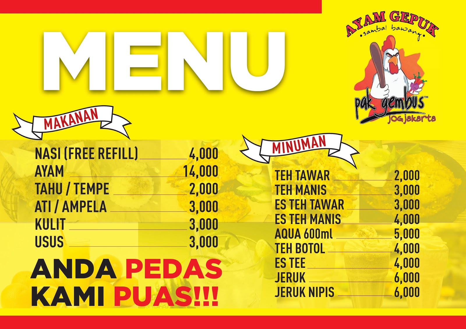 Review Ayam Gepuk Pak Gembus Review Ayam Gepuk Pak Gembus