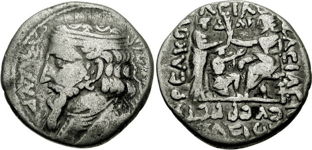 Монета с изображением царя Артабана III. commons.wikimedia.org
