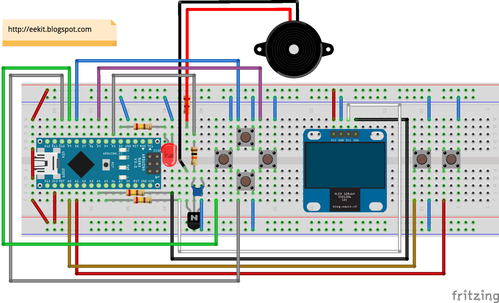EEKit Blog. Programmer's Notes: The basics of Arduino game programming ...