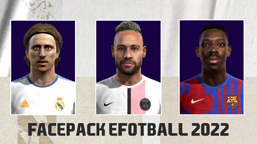 Facepack eFootball 2022 For PES 2013