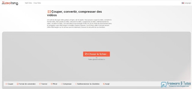 Video Cutter JS : un outil pour couper, convertir, compresser gratuitement des vidéos en ligne