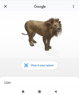 Download Lion 3D Google Camera PNG