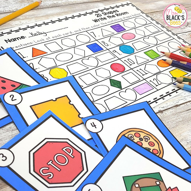 Mrs. Black's Bees: Kindergarten Write the Room Bundle