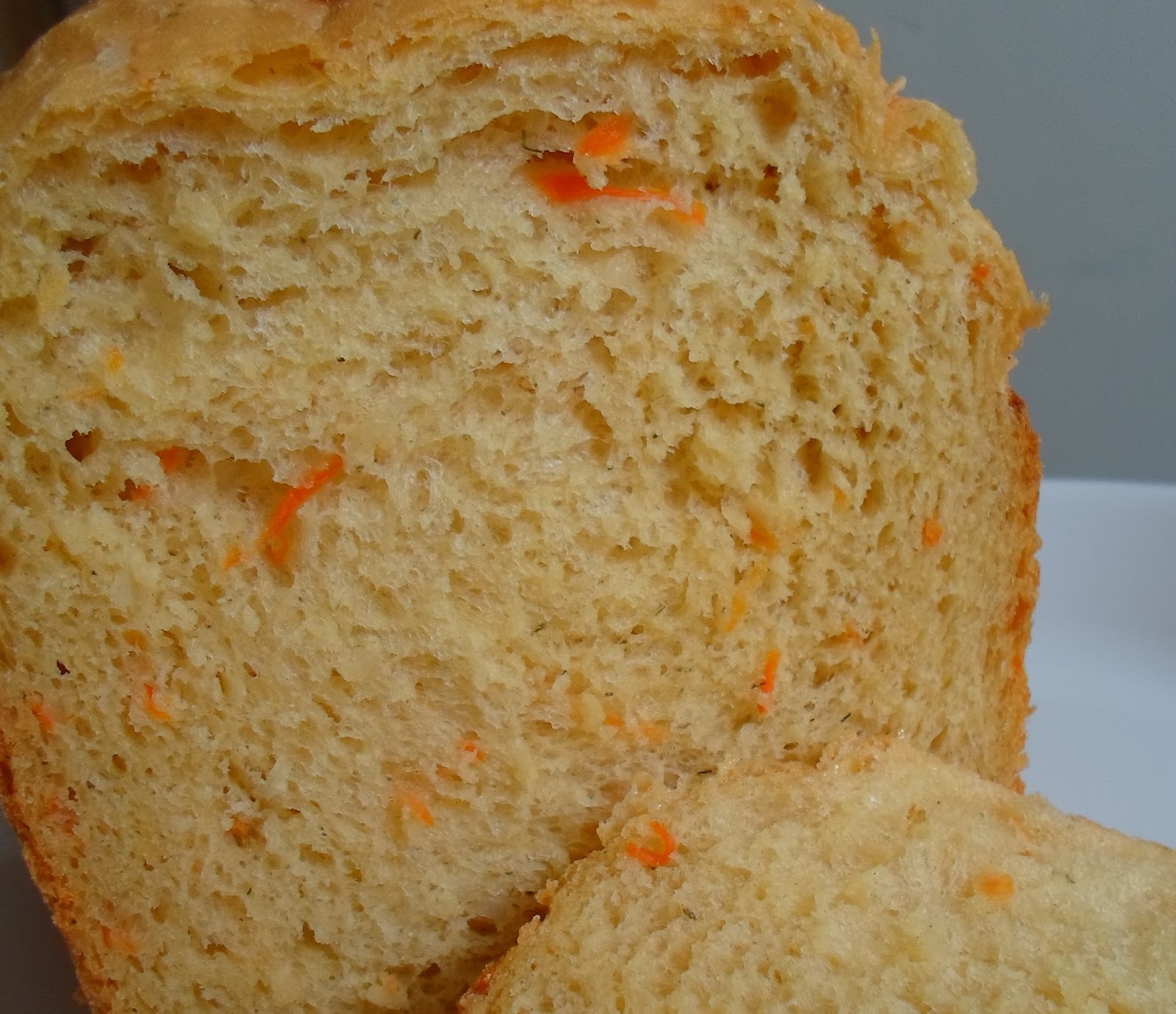 Happier Than A Pig In Mud Carrot Onion Dill BreadBread Machine or Oven