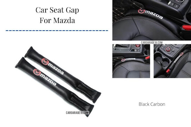 Black Carbon Car Seat Gap For Mazda