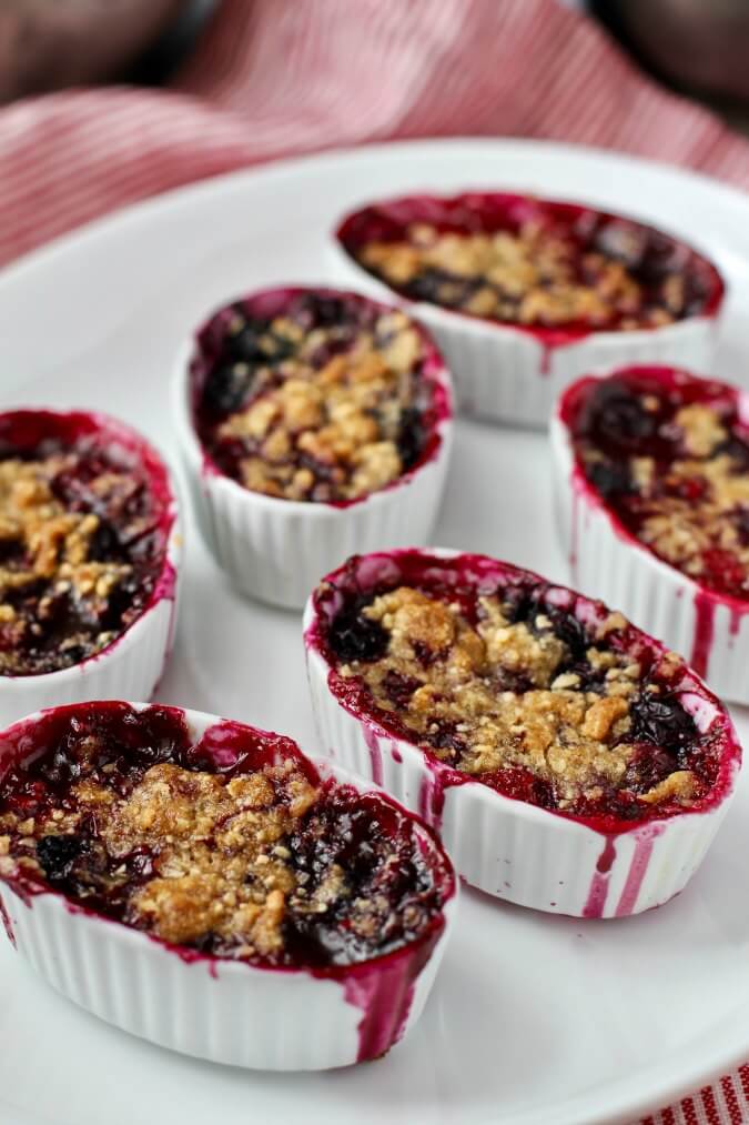 RaspberryBlueberry Crisps Karen's Kitchen Stories