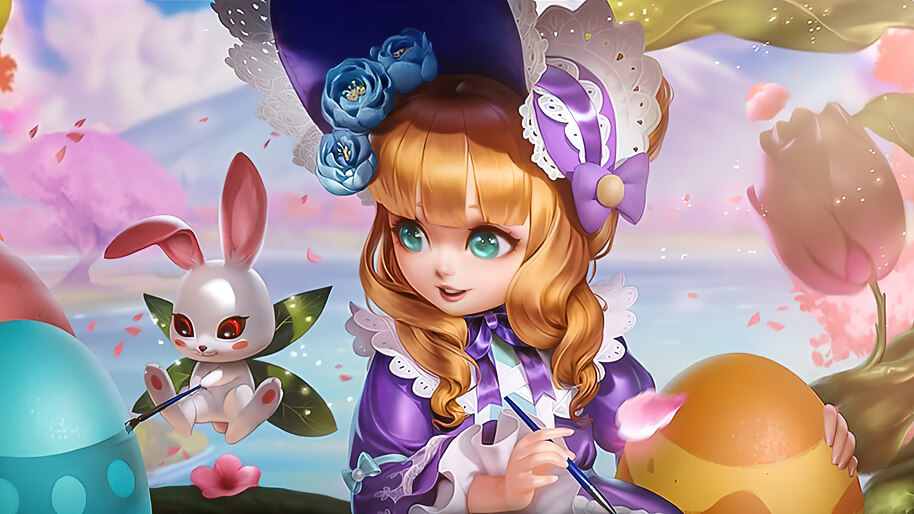 #5.3383, Chang’e, Vine Cradle, Mobile Legends, Skin, 4K Wallpaper PC