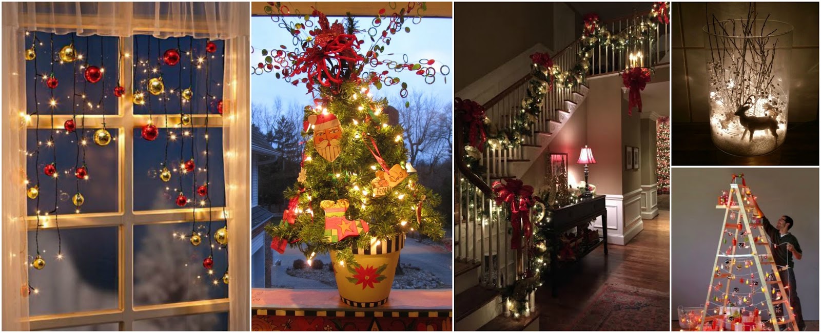 16 Ideas espectaculares para decorar en navidad con luces navideñas Como Hacer Que Las Luces De Navidad Prendan Y Apaguen