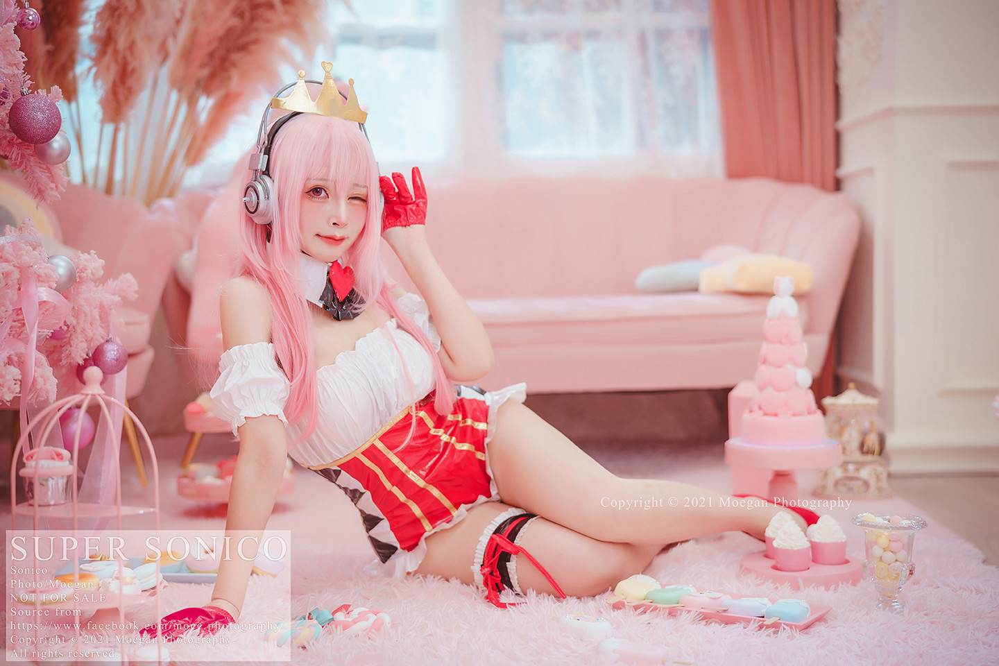 [野兔_Usako] Sonico, Queen of Hearts Ver. (すーぱーそに子)