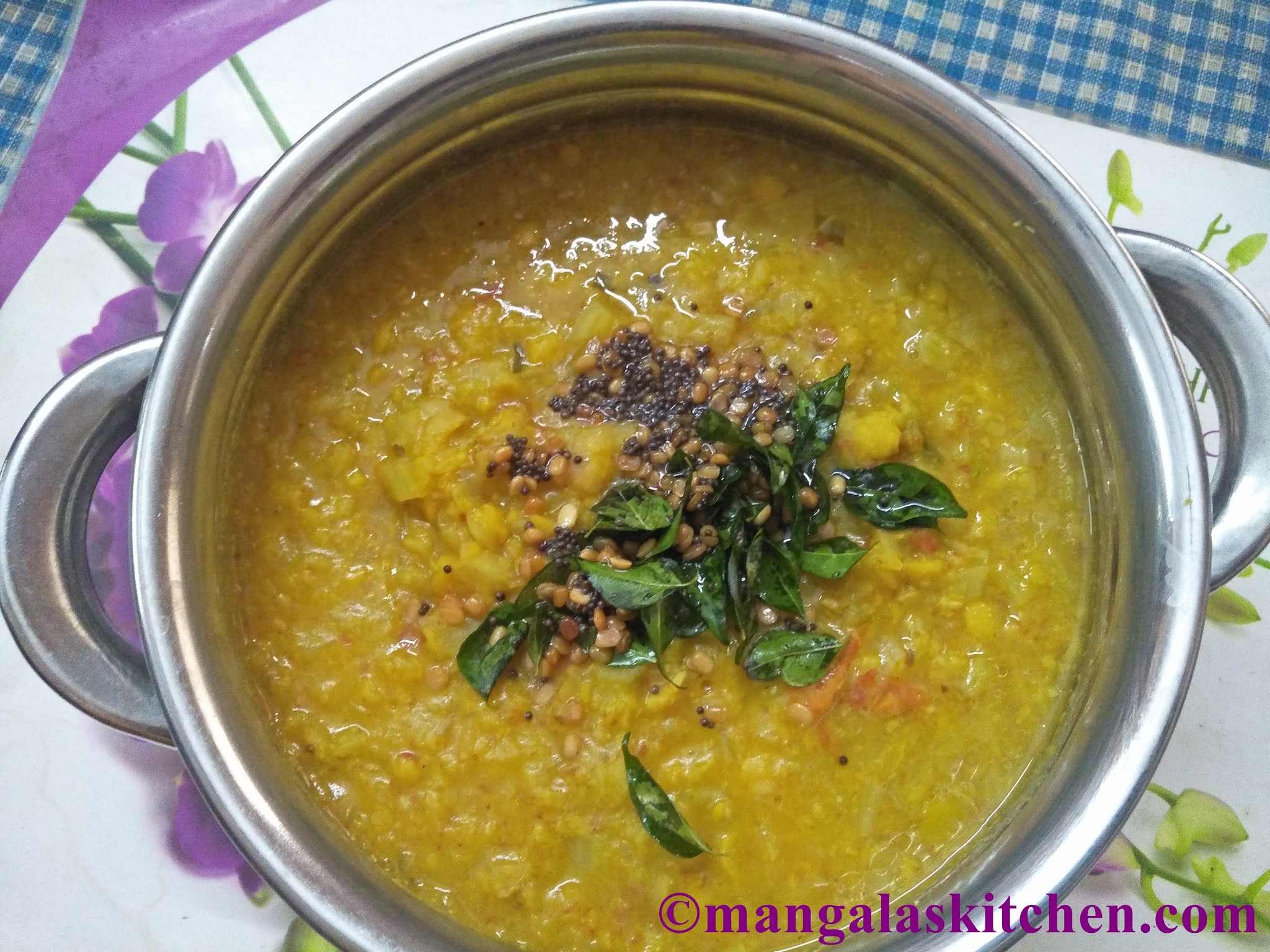 Traditional Cabbage Kootu Tamil Nadu Kos Kootu Recipe Mangala's Kitchen